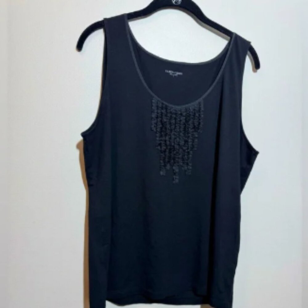 Eileen Fisher Ruffle Tank Top